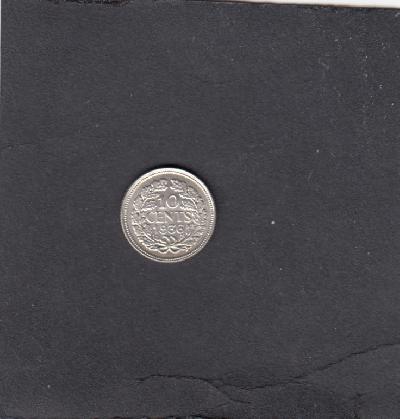 Beschrijving: 10 Cent WILHELMINA